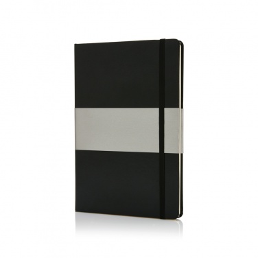 Logo trade promotional item photo of: Deluxe hardcover A5 notebook